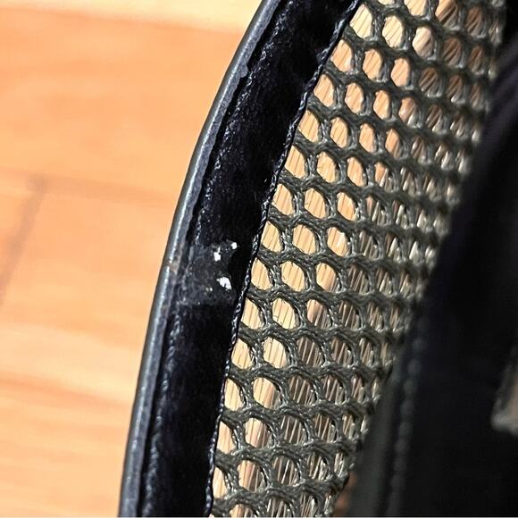 Studio F Fishnet Peep-Toe Ankle Booties - Size 37 - Picture 12 of 12